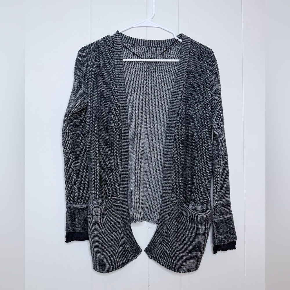 lululemon athletica blue/white Knit Cardigan - best for a Small